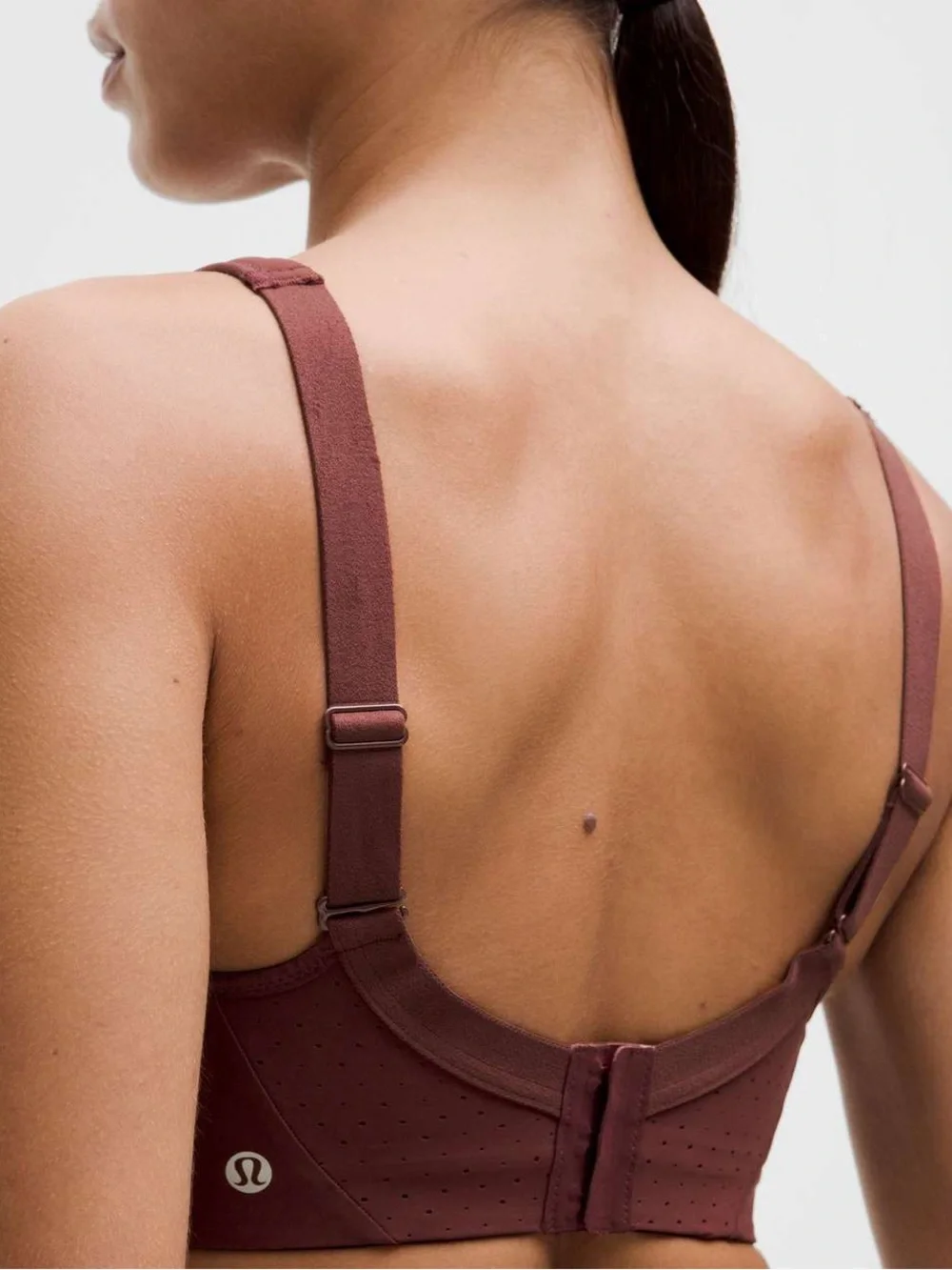 Lululemon /// Women’s Run Times Bra *High Support, B–G Cups / Red Merlot 36D